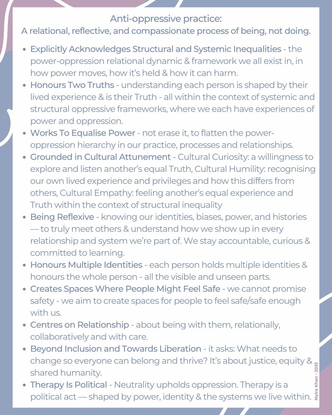 Working Within Diversity - Anti-Oppressive practice guidelines