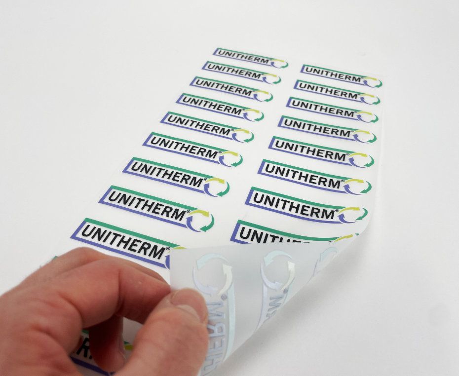 Unitherm's 4 color Iron On Transfers for Clothes.  Simply cut apart and apply to clothing with heat.