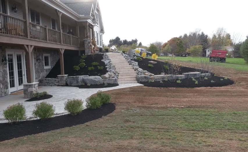concrete walkway