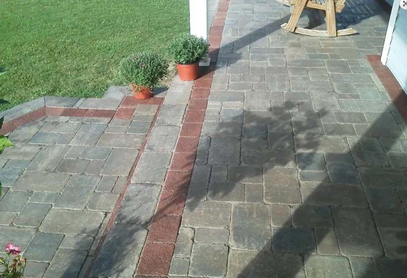 concrete stair installation