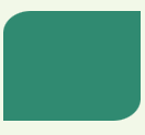A teal rectangle with rounded corners, against a light green background.