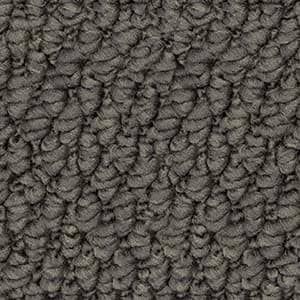 polypropylene carpet dark grey close up 
