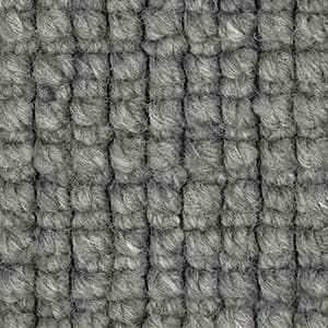 A close up of a gray carpet texture.