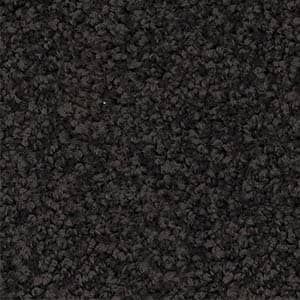 A close up of a black carpet texture.