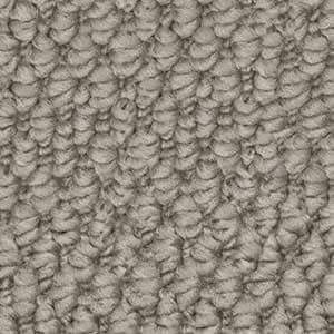 polypropylene carpet light grey close up
