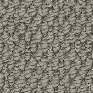 polypropylene carpet close up in the colour smoke