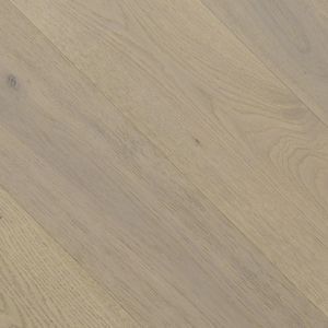 A close up of a white wooden floor.