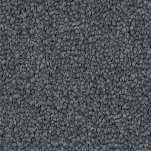 A close up of a gray carpet triexta texture.