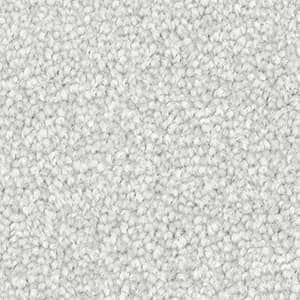 A close up of a white carpet texture.