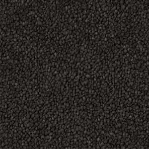 A close up of a black carpet texture.