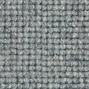 A close up of a gray carpet texture.