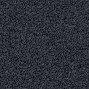 A close up of a black carpet texture.