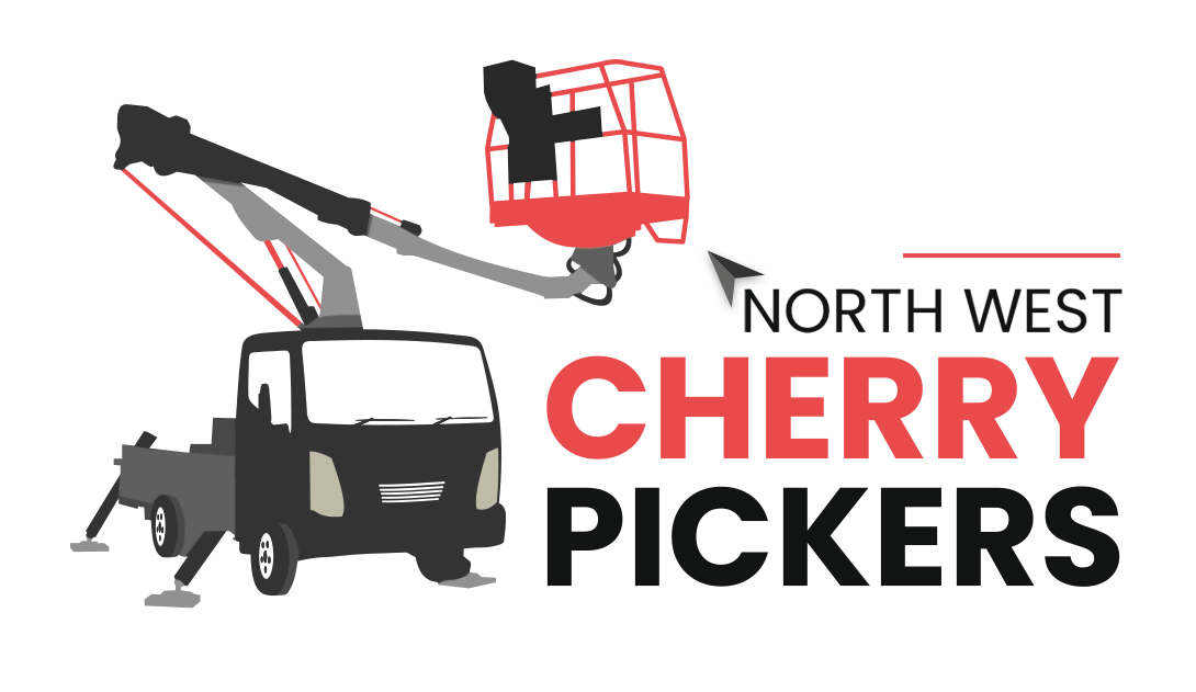North West Cherry Pickers, 17 meter tracked spider cherry picker hire.