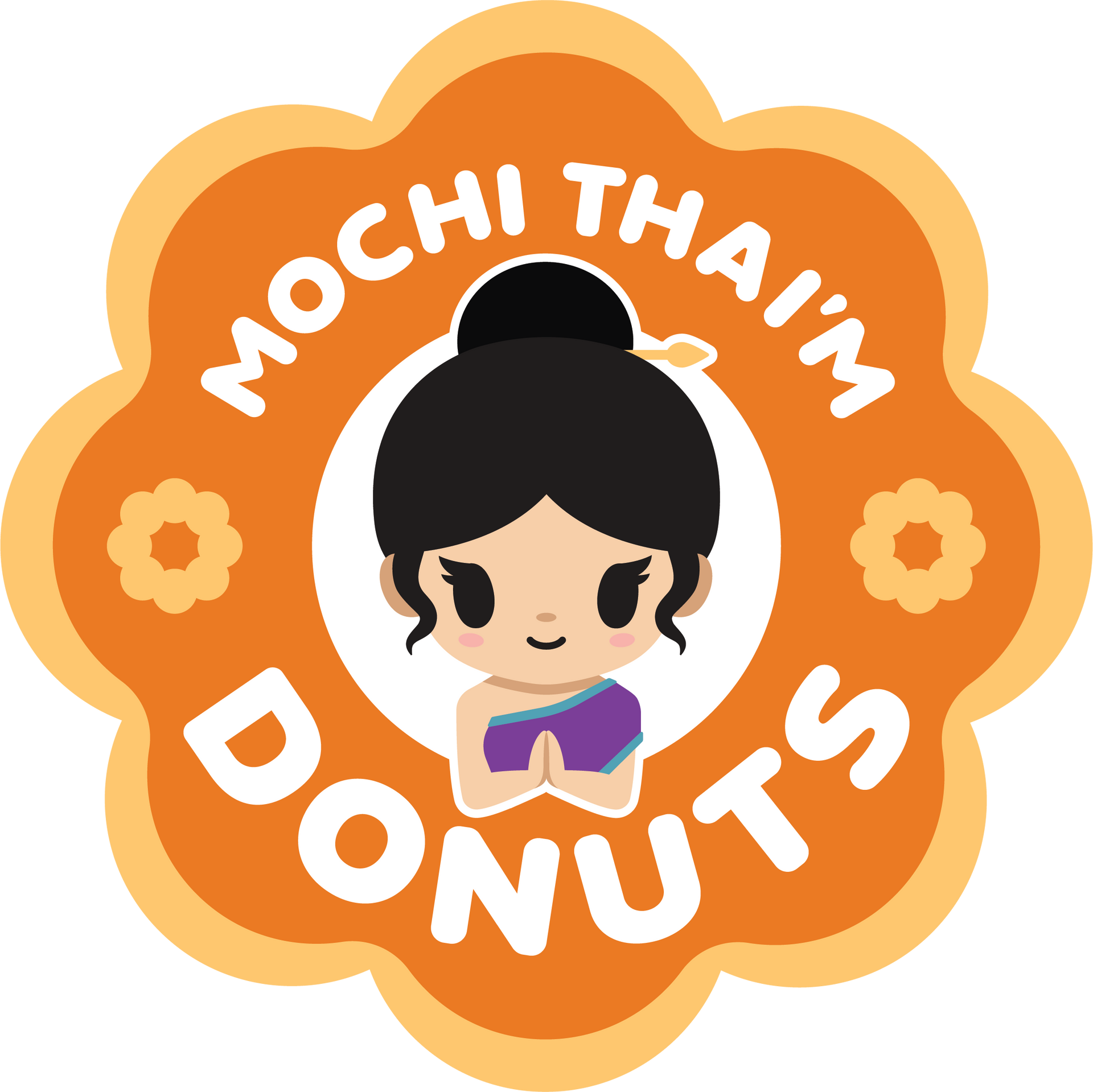 Mochi Thai'm Donuts Logo