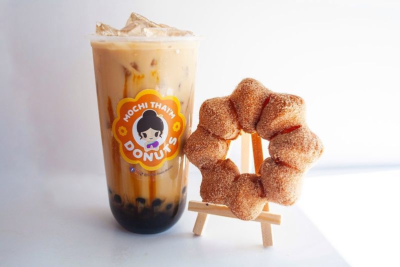 Donut with tea