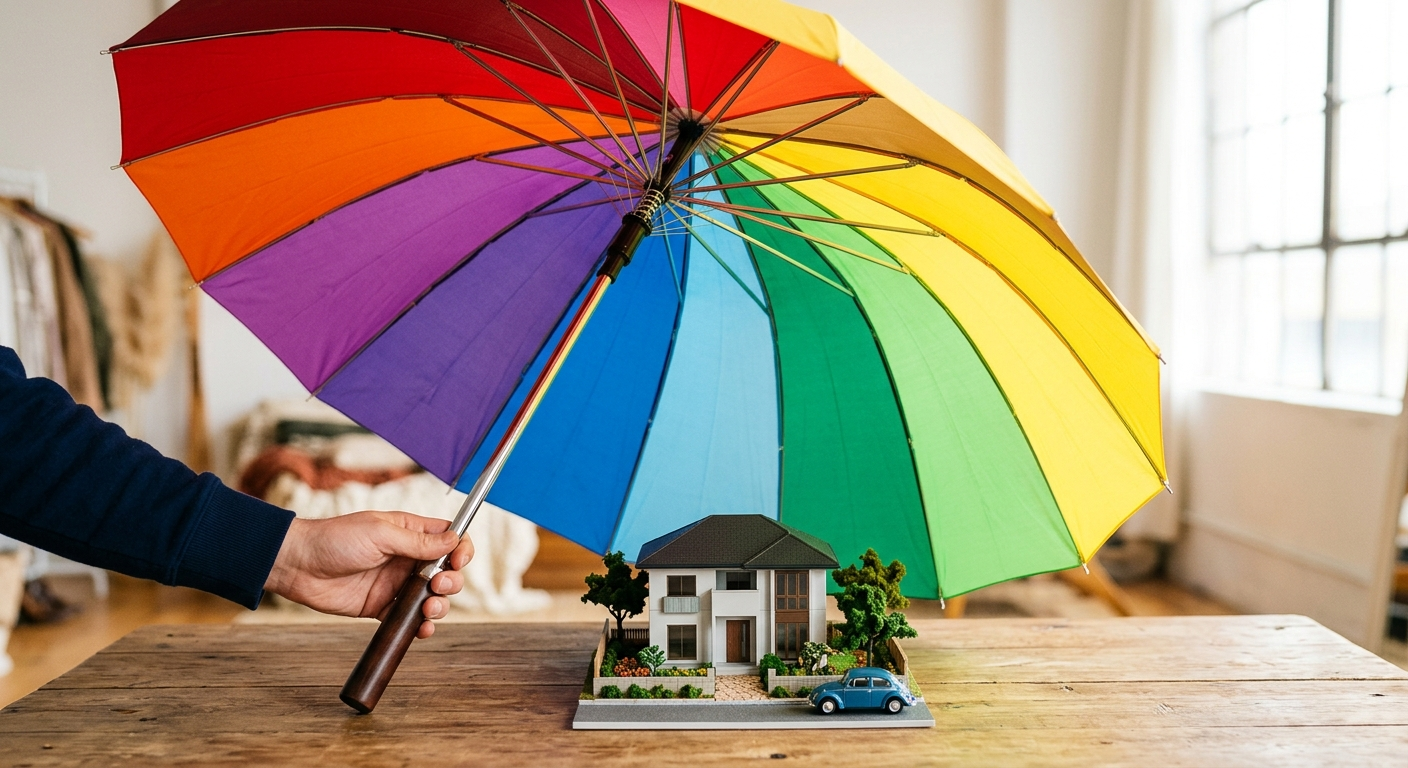 Family relaxing in a Texas backyard with a swimming pool, representing personal liability risks covered by umbrella insurance