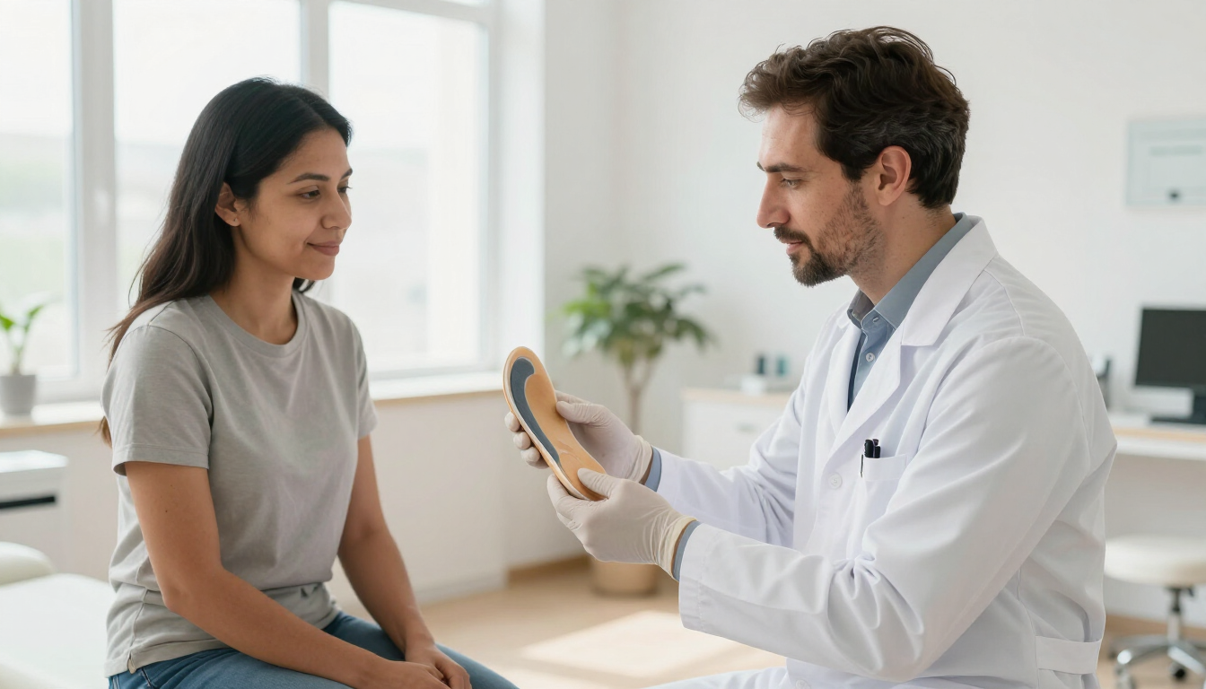 Podiatrist and Patient
