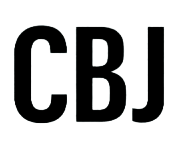 The word cbj is written in black on a white background.