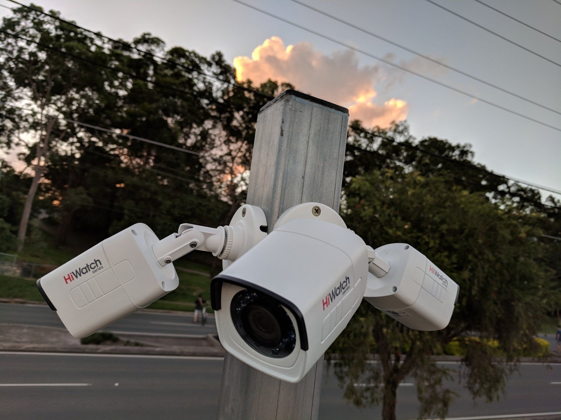 security camera installation