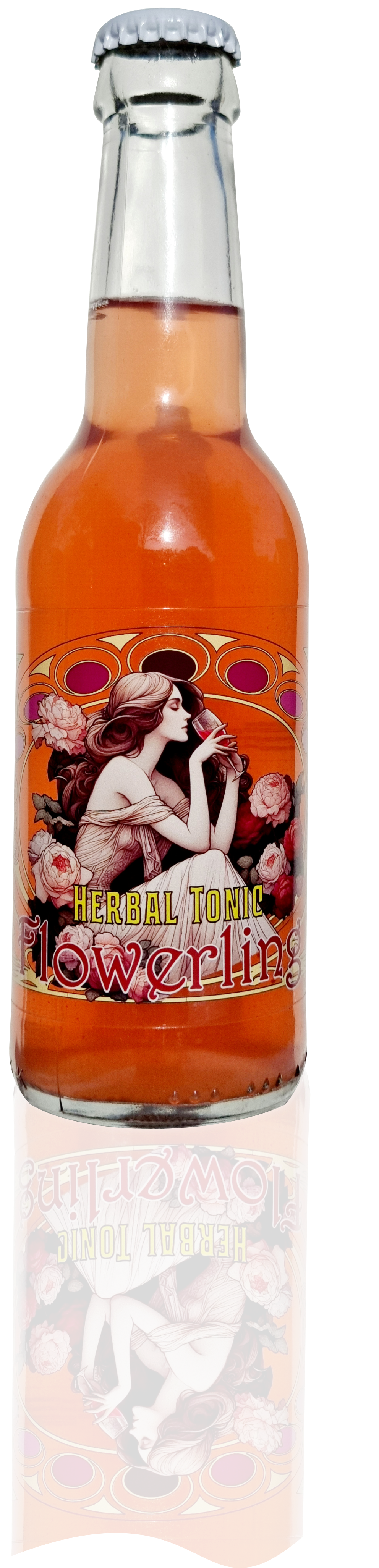 4 Flesjes Flowerling Herbal Tonic 250 ml