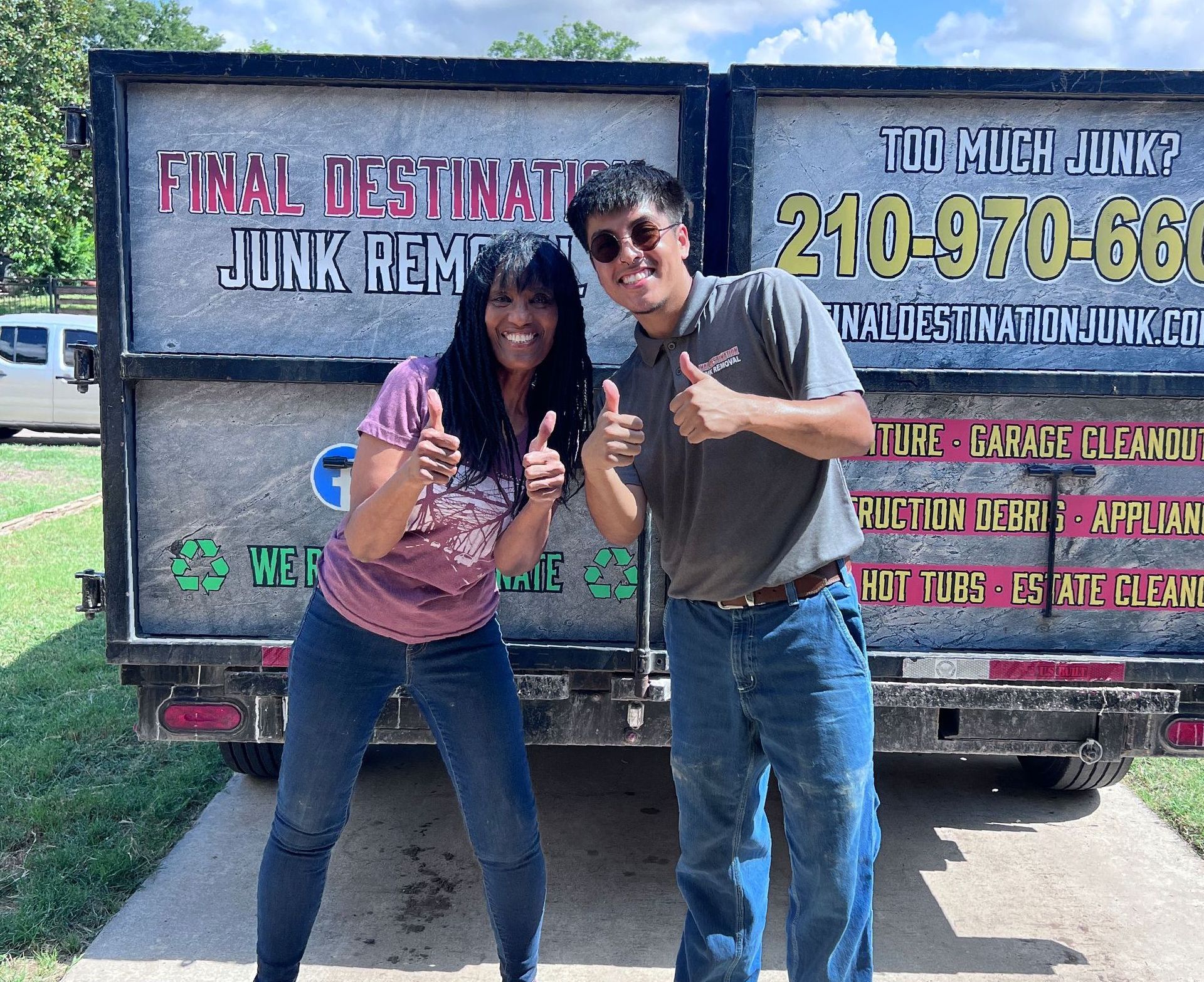 Final Destination is your trusted junk removal provider in Alamo Heights. Give us a call to schedule a junk removal.
