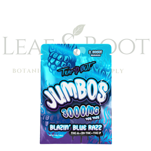 Trapd Out Jeffrey 2ct Jumbo. Blazin Blue Razz