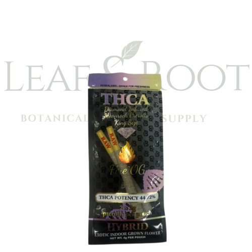 Bioleaf RAW THC-A Diamond Infused Moonrock Pre-Rolls 2-Pack Fire OG (2G)
