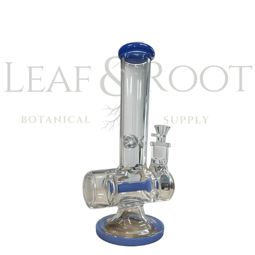 Clear & Blue Bong