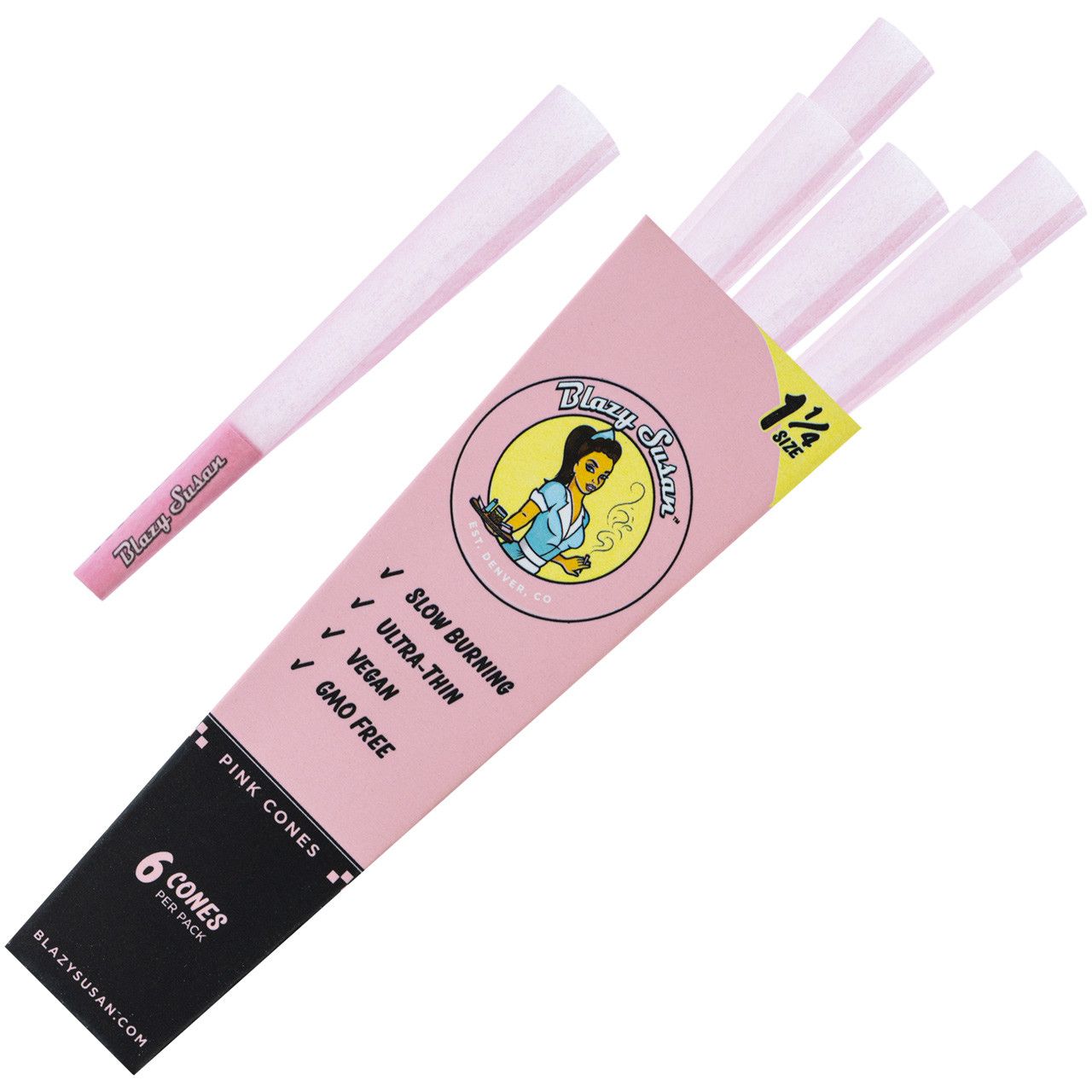 Blazy Susan Cones Pink (1 1/4)