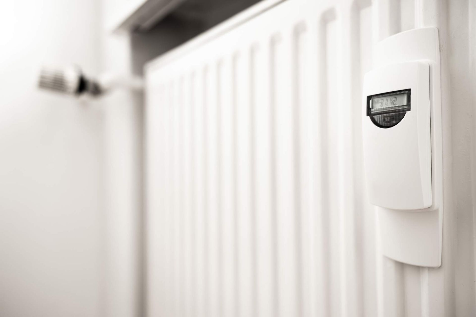 Heater with measuring device.