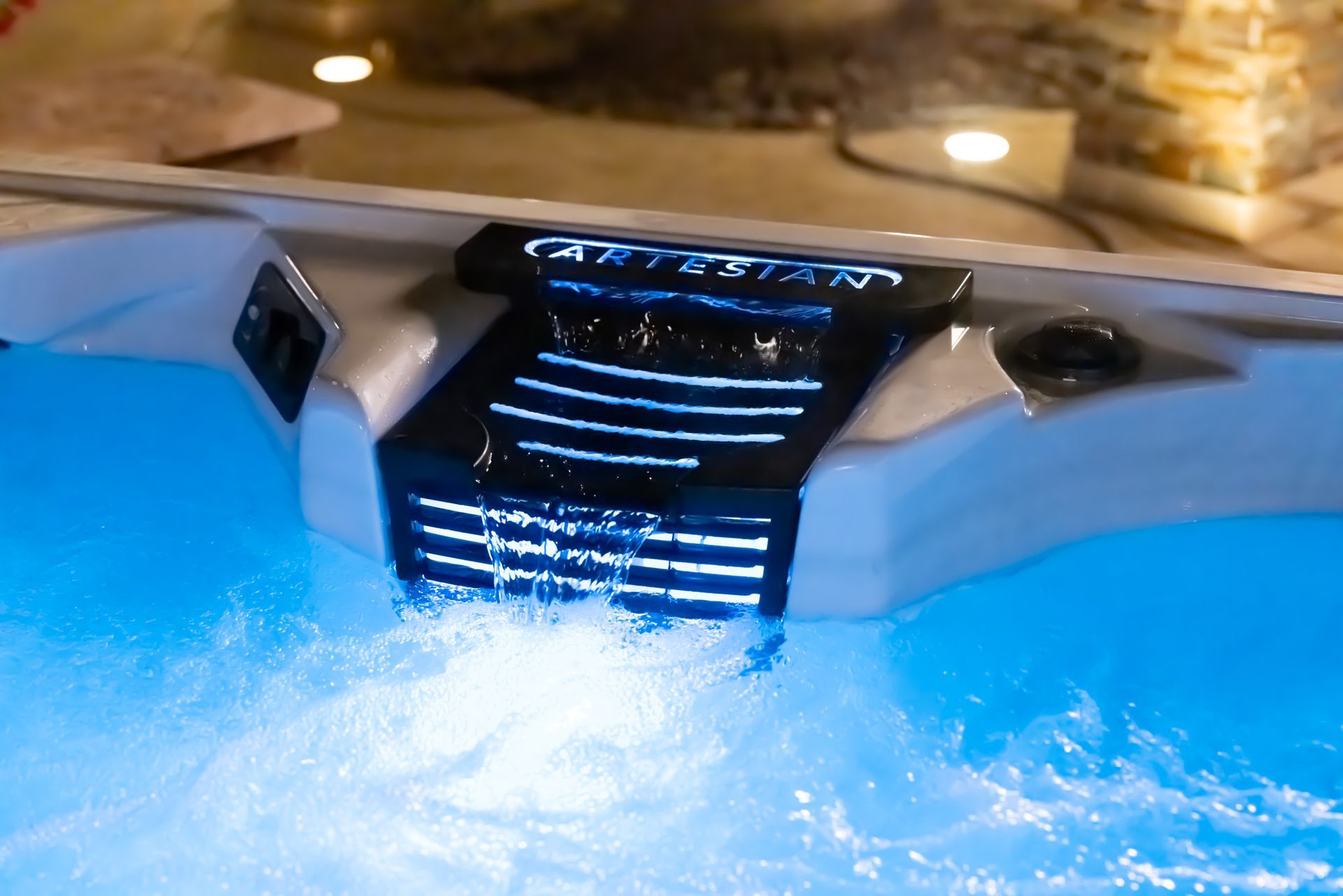 Artesian Spas Grand Bahama 61 lighting - From Hot Tub Haven - Surrey