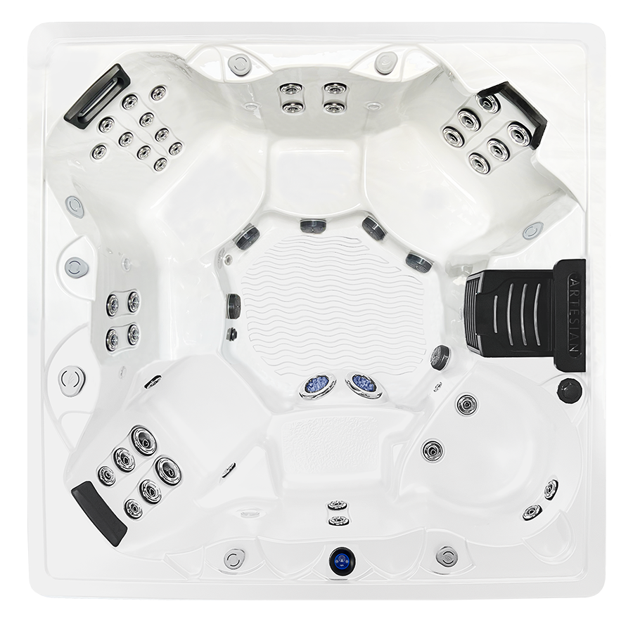 Artesian Spas Island Spas Grand Cayman Luxury 52 hot tub top view from Hot Tub Haven in Surrey