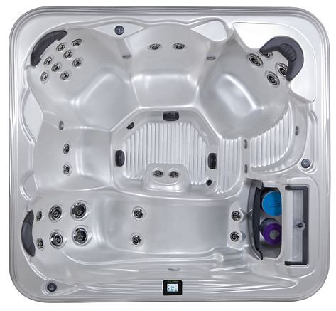 Artesian Spas Island Spas Nevis 33 hot tub top view available from Hot Tub Haven in Surrey and Sussex