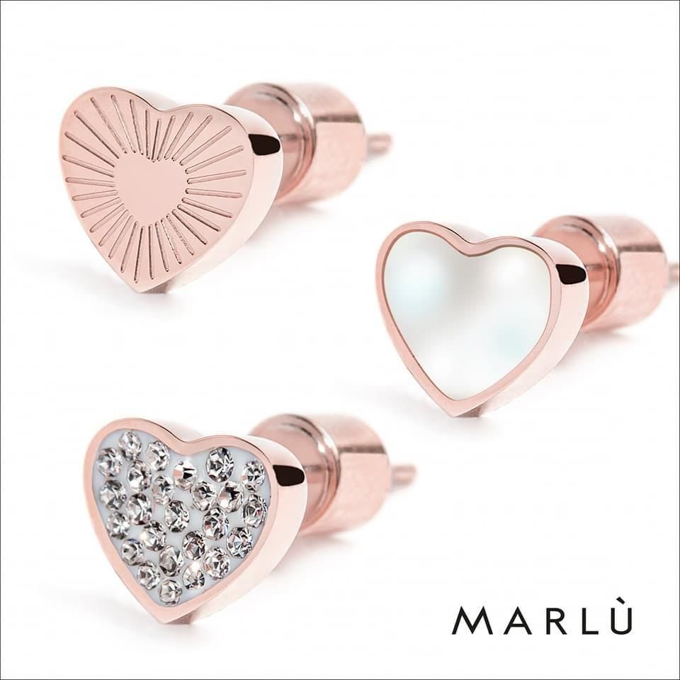 immagine orecchini a forma di cuore