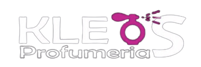 logo bianco di kleos profumeria