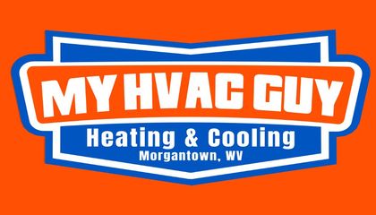 The logo for my hvac guy heating and cooling in morgantown wv The logo for my hvac guy heating and cooling in morgantown wv