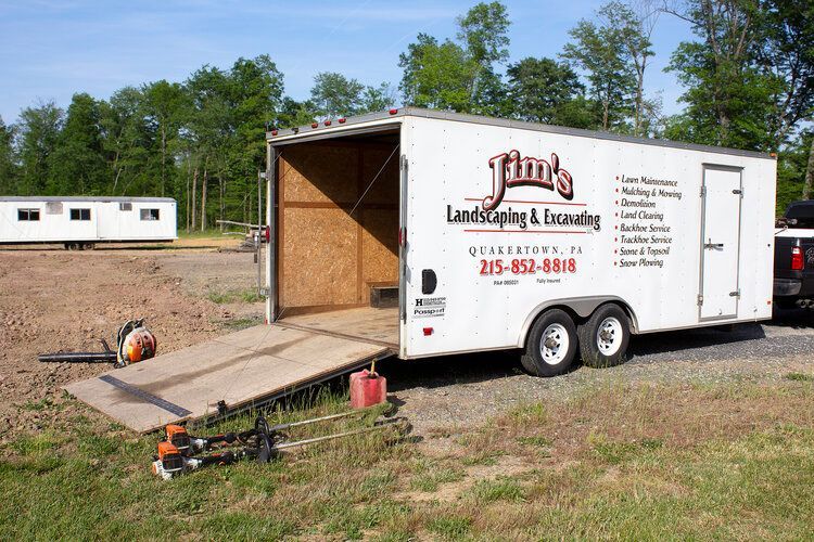 Storage Trailer — Quakertown, PA — Jim's Landscaping and Excavating