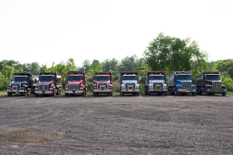 Big Trucks — Quakertown, PA — Jim's Landscaping and Excavating