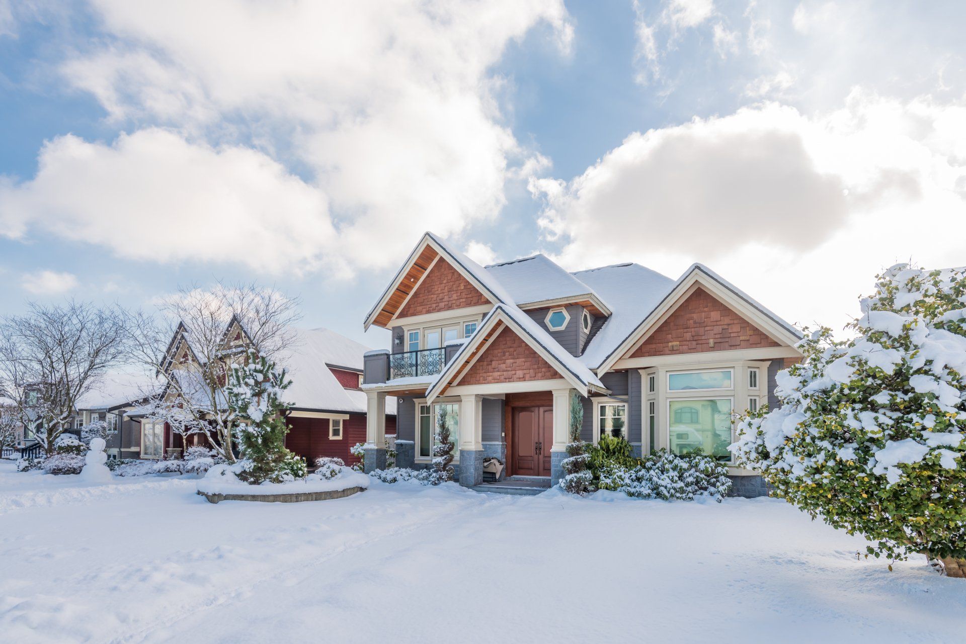 House on Winter Season