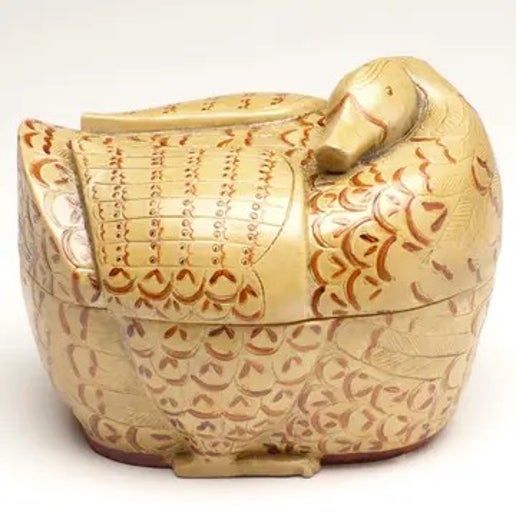 Duck Box, Chinoiserie Style, (1-D-2)