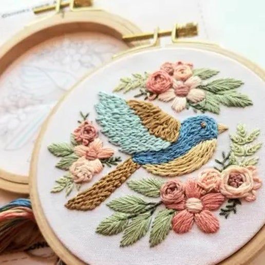 Bluebird Emboridery Craft Kit (26-B-1)