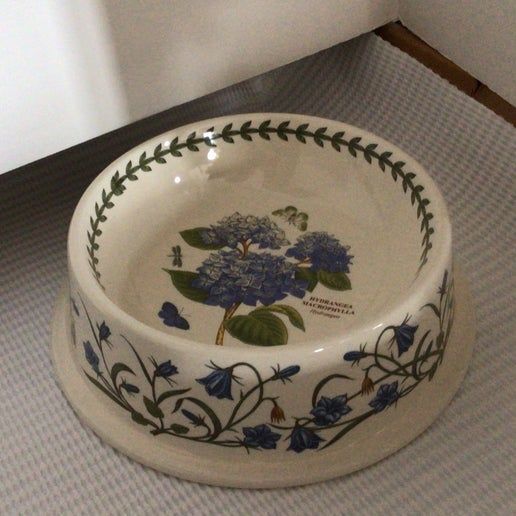 Hydrangea, Pet Bowl, (023-A-2)