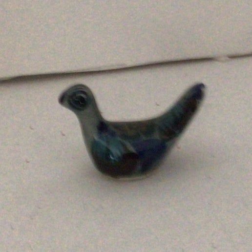 Tiny Ceramic Bird, (72-M-4)
