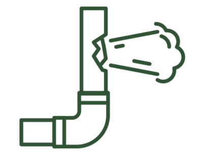 pipe leak damage