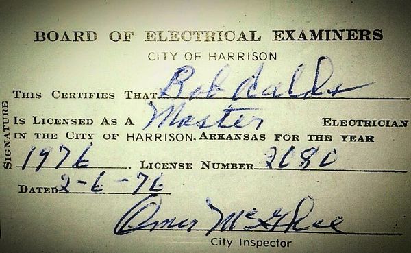 Board of electrical examiners