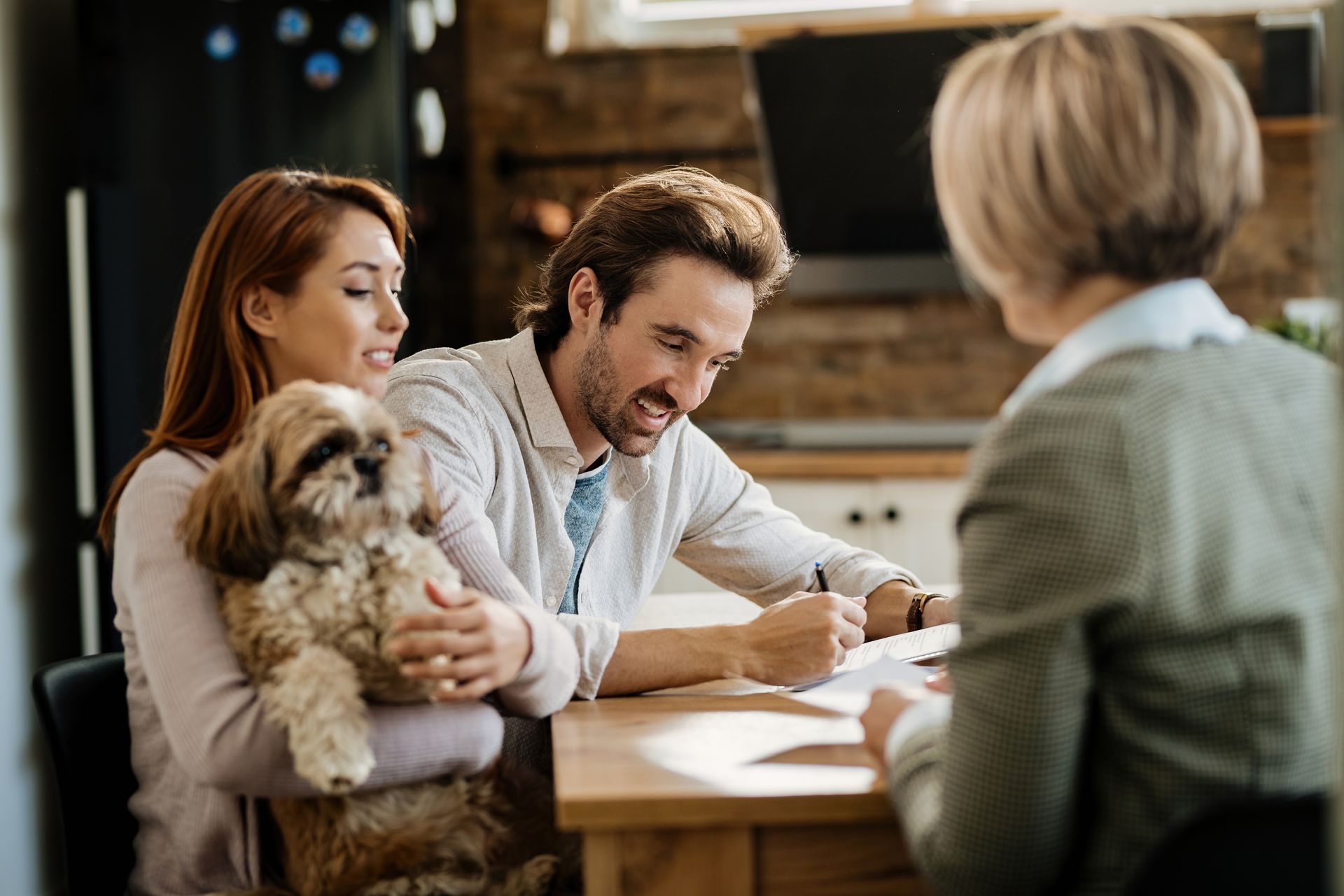 Couple Getting Insured