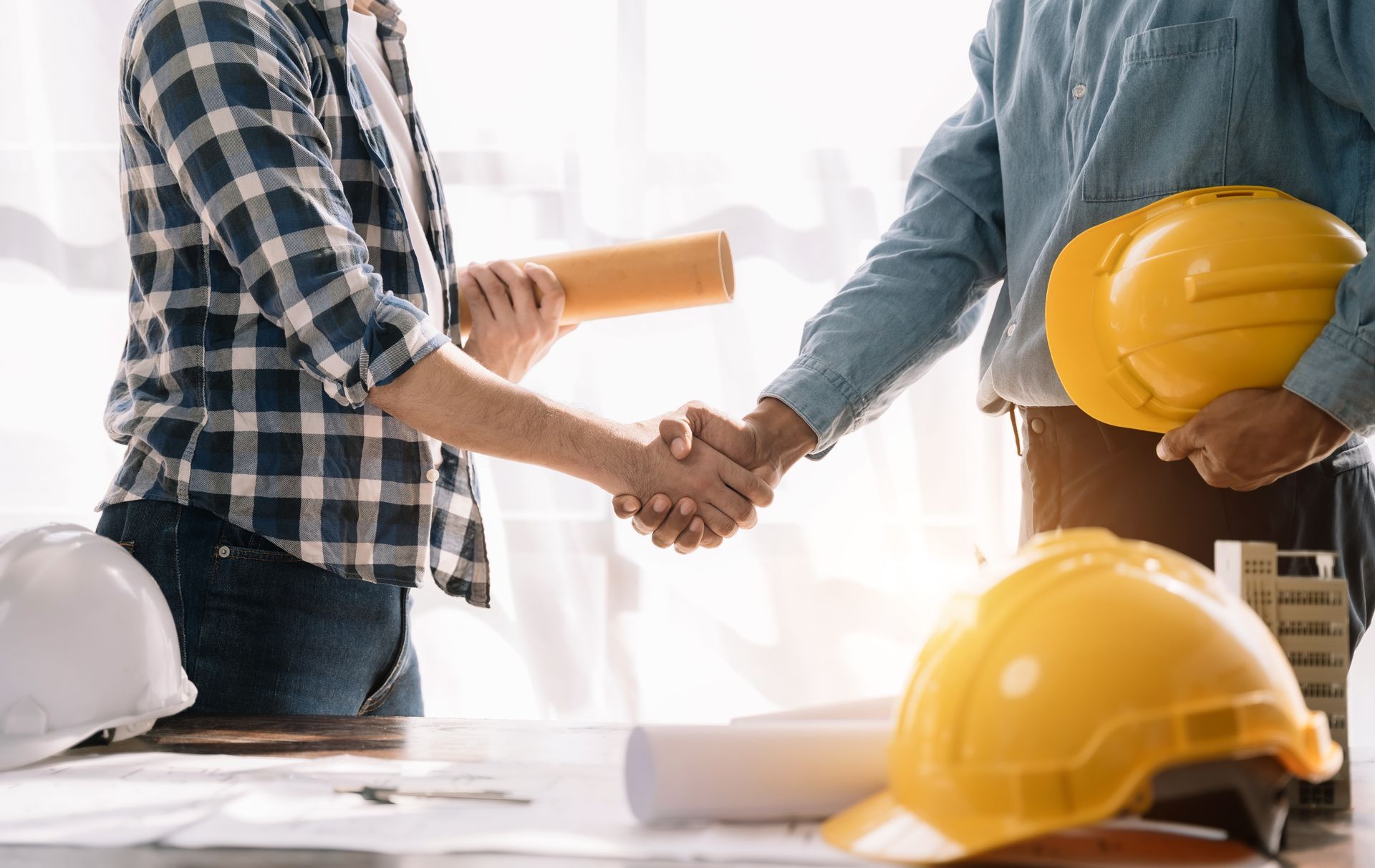 Worker's Shaking Hands