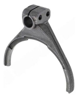 Horquilla de cambio de marchas de metal gris.