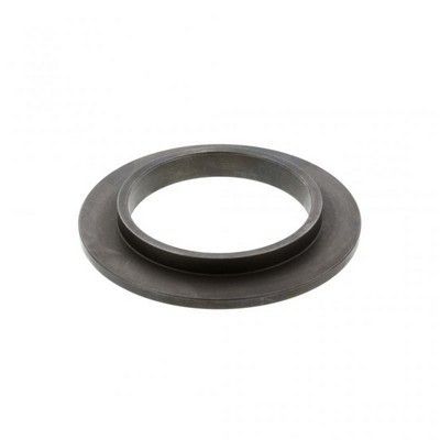 Arandela de metal oscuro con anillo interior elevado.