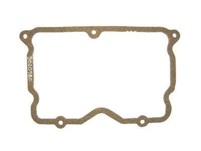 Junta para pieza de motor, rectangular con agujeros, color marrón.